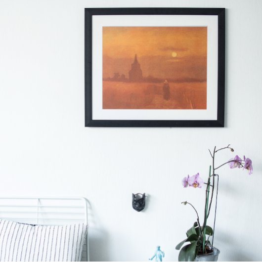 Vincent van Gogh - Der alte Turm im Feld Poster