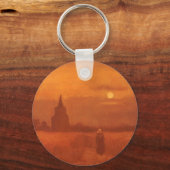 Vincent van Gogh - Der alte Turm im Feld Schlüsselanhänger (Vorderseite)