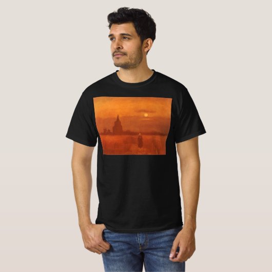 Vincent van Gogh - Der alte Turm im Feld T-Shirt (Vorne ganz)