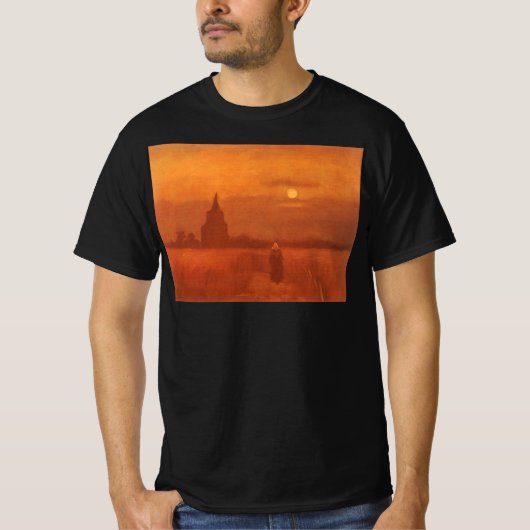 Vincent van Gogh - Der alte Turm im Feld T-Shirt (Vorderseite)