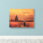 Vincent Van Gogh - Der alte Turm in den Feldern Leinwanddruck (Insitu (Holzboden))