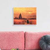 Vincent Van Gogh - Der alte Turm in den Feldern Leinwanddruck (Insitu (Wohnzimmer))