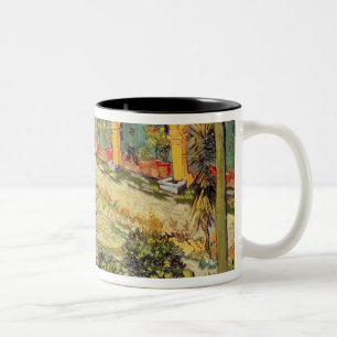 Vincent van Gogh der Asyl-Garten bei Arles Zweifarbige Tasse