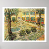 Vincent van Gogh | Der Asylgarten in Arles Poster (Vorne)