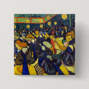 Vincent van Gogh - Der Ballsaal in Arles Button
