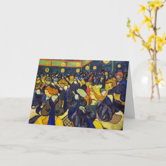 Vincent van Gogh - Der Ballsaal in Arles Karte (Gelbe Blume)