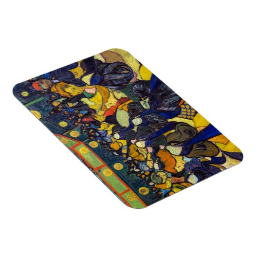 Vincent van Gogh - Der Ballsaal in Arles Magnet (Rechte Seite)