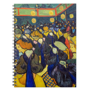 Vincent van Gogh - Der Ballsaal in Arles Notizblock