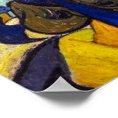 Vincent van Gogh - Der Ballsaal in Arles Poster (Ecke)