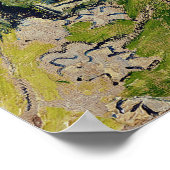 Vincent van Gogh | Der Betrieb im Sommer 1890 Poster (Ecke)