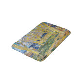 Vincent van Gogh - Der blaue Zug Badematte (Schrägansicht)