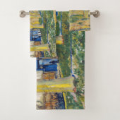 Vincent van Gogh - Der blaue Zug Badhandtuch Set (Insitu)