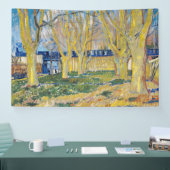 Vincent van Gogh - Der blaue Zug Banner (Messe)