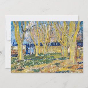 Vincent van Gogh - Der blaue Zug Einladung