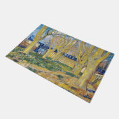 Vincent van Gogh - Der blaue Zug Fußmatte (Schrägansicht)