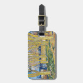 Vincent van Gogh - Der blaue Zug Gepäckanhänger (Vorderseite vertikal)