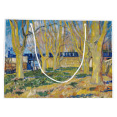 Vincent van Gogh - Der blaue Zug Große Geschenktüte (Rückseite)