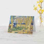 Vincent van Gogh - Der blaue Zug Karte (Gelbe Blume)