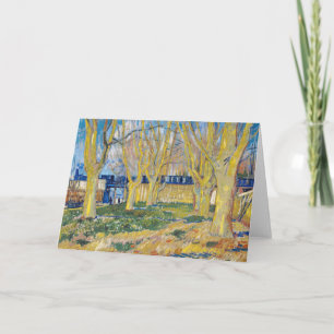 Vincent van Gogh - Der blaue Zug Karte