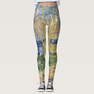 Vincent van Gogh - Der blaue Zug Leggings