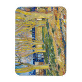 Vincent van Gogh - Der blaue Zug Magnet (Vertikal)