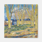 Vincent van Gogh - Der blaue Zug Magnet (Vorne)