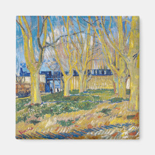 Vincent van Gogh - Der blaue Zug Magnet