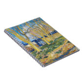 Vincent van Gogh - Der blaue Zug Notizblock (Rechte Seite)