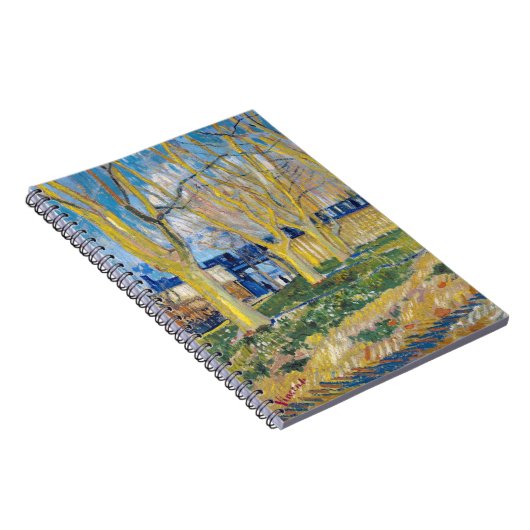 Vincent van Gogh - Der blaue Zug Notizblock (Rechte Seite)