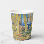 Vincent van Gogh - Der blaue Zug Pappbecher (Rechts)