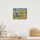 Vincent van Gogh - Der blaue Zug Poster (Küche)