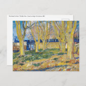 Vincent van Gogh - Der blaue Zug Postkarte (Vorne/Hinten)