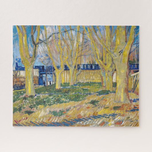 Vincent van Gogh - Der blaue Zug Puzzle (Horizontal)