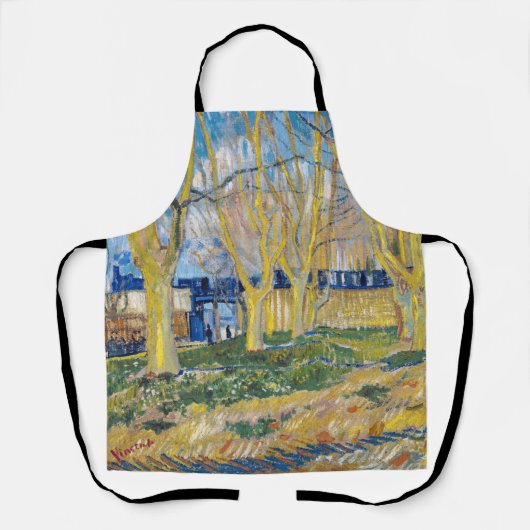 Vincent van Gogh - Der blaue Zug Schürze (Vorderseite)