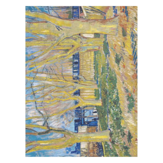 Vincent van Gogh - Der blaue Zug Tischdecke (Vorderseite)