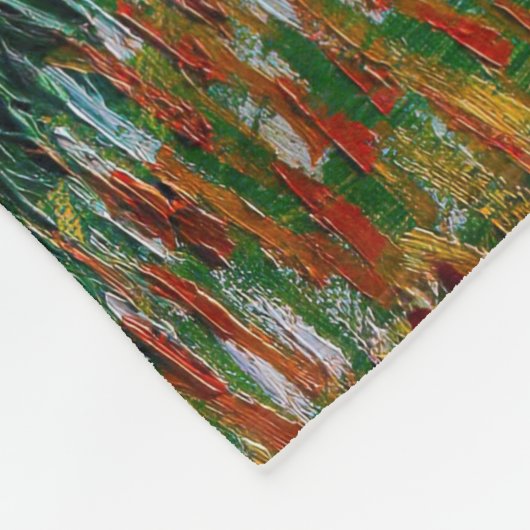 Vincent van Gogh - Der blühende Obstgarten Fleecedecke (Ecke)