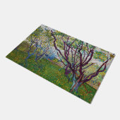 Vincent van Gogh - Der blühende Obstgarten Fußmatte (Schrägansicht)