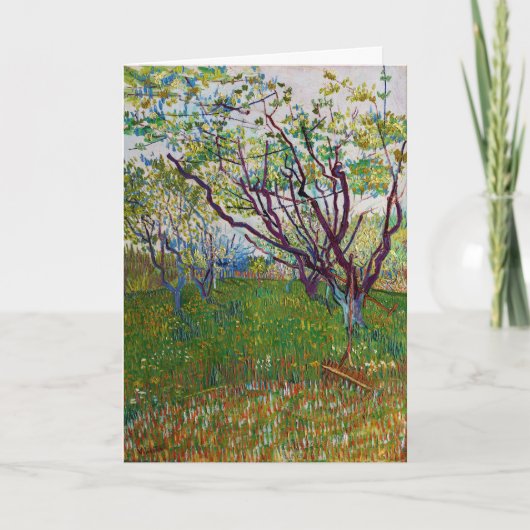 Vincent van Gogh - Der blühende Obstgarten Karte (Vorderseite)