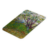 Vincent van Gogh - Der blühende Obstgarten Magnet (Linke Seite)