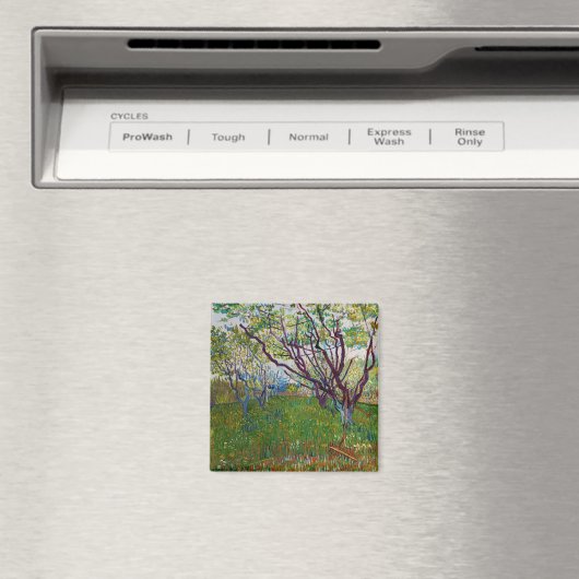 Vincent van Gogh - Der blühende Obstgarten Magnet (In Situ (Geschirrspüler))