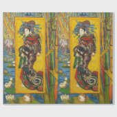 Vincent Van Gogh Der Courtesan nach Eisen Geschenkpapier (Flach)