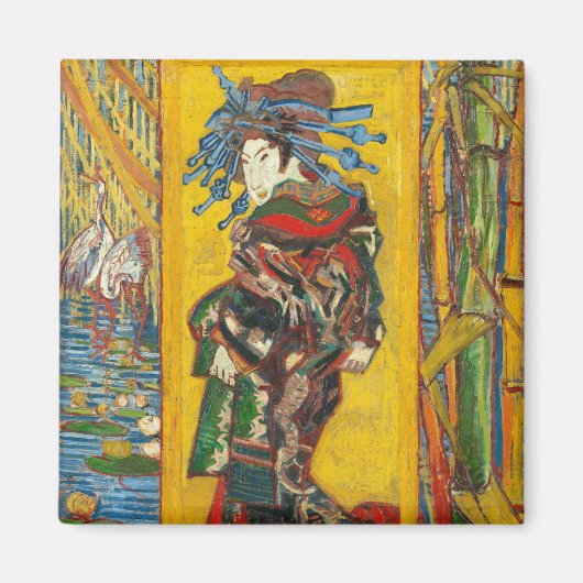 Vincent Van Gogh Der Courtesan nach Eisen Magnet (Vorne)