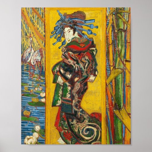 Vincent Van Gogh Der Courtesan nach Eisen Poster (Vorne)