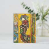 Vincent Van Gogh Der Courtesan nach Eisen Postkarte (Stehend Vorderseite)