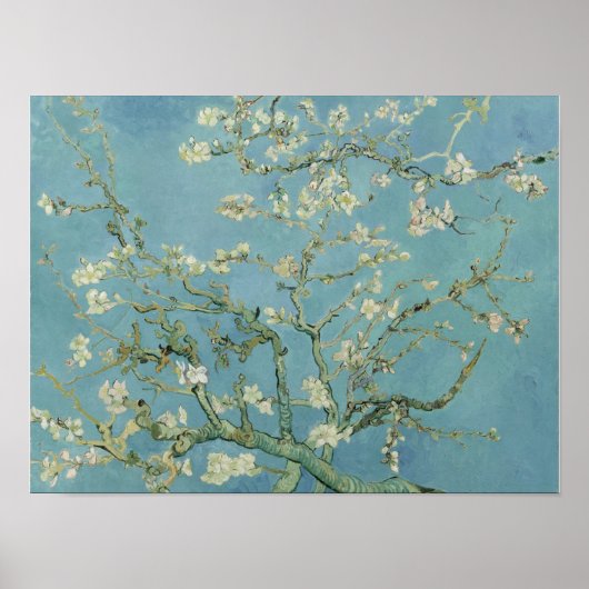 Vincent van Gogh, der Frühling des blühenden Mande Poster (Vorne)