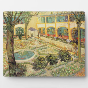 Vincent van Gogh   Der Garten des Asyls in Arles Fotoplatte