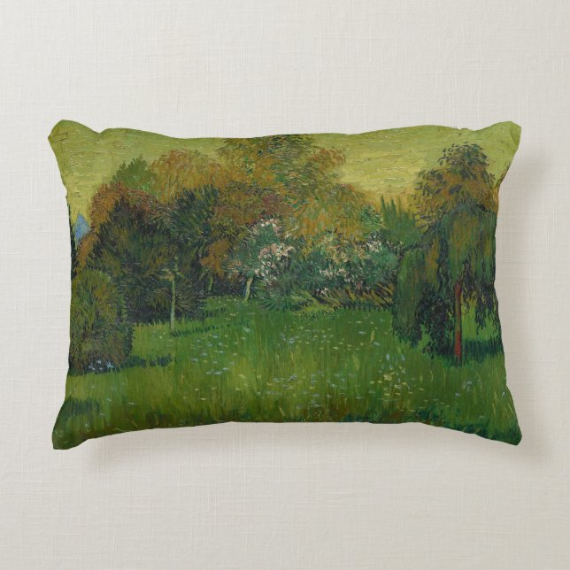 Vincent van Gogh - Der Garten des Dichters Dekokissen (Vorderseite)