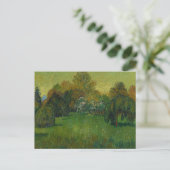 Vincent van Gogh - Der Garten des Dichters Postkarte (Stehend Vorderseite)