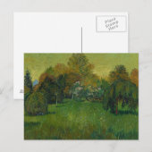 Vincent van Gogh - Der Garten des Dichters Postkarte (Vorne/Hinten)