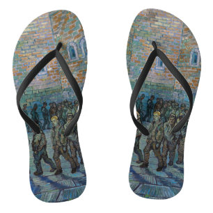Vincent van Gogh - Der Gefängnishof Badesandalen